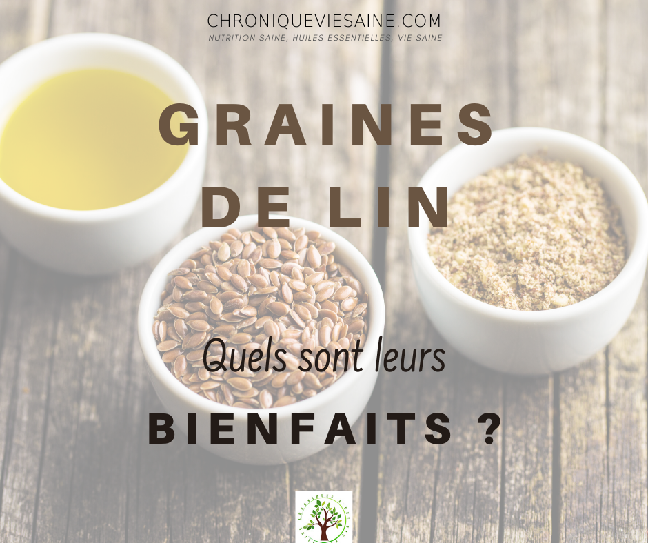 Les bienfaits des graines de lin CHRONIQUE VIE SAINE